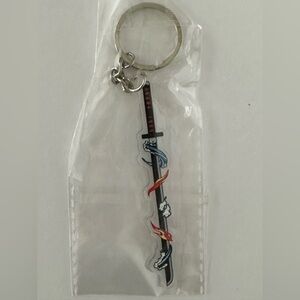 Demon Slayer’s Tanjiro Sword keychain, acrylic.